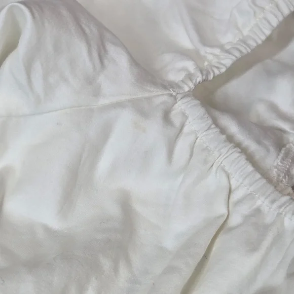 REFORMATION Bennie Square Neck Dress Cream Women’s Small 5517 - Picture 6 of 8